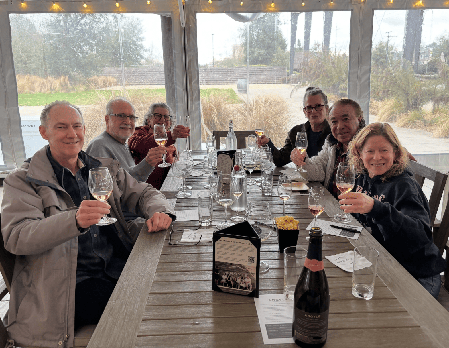 Our gang at Argyle Winery